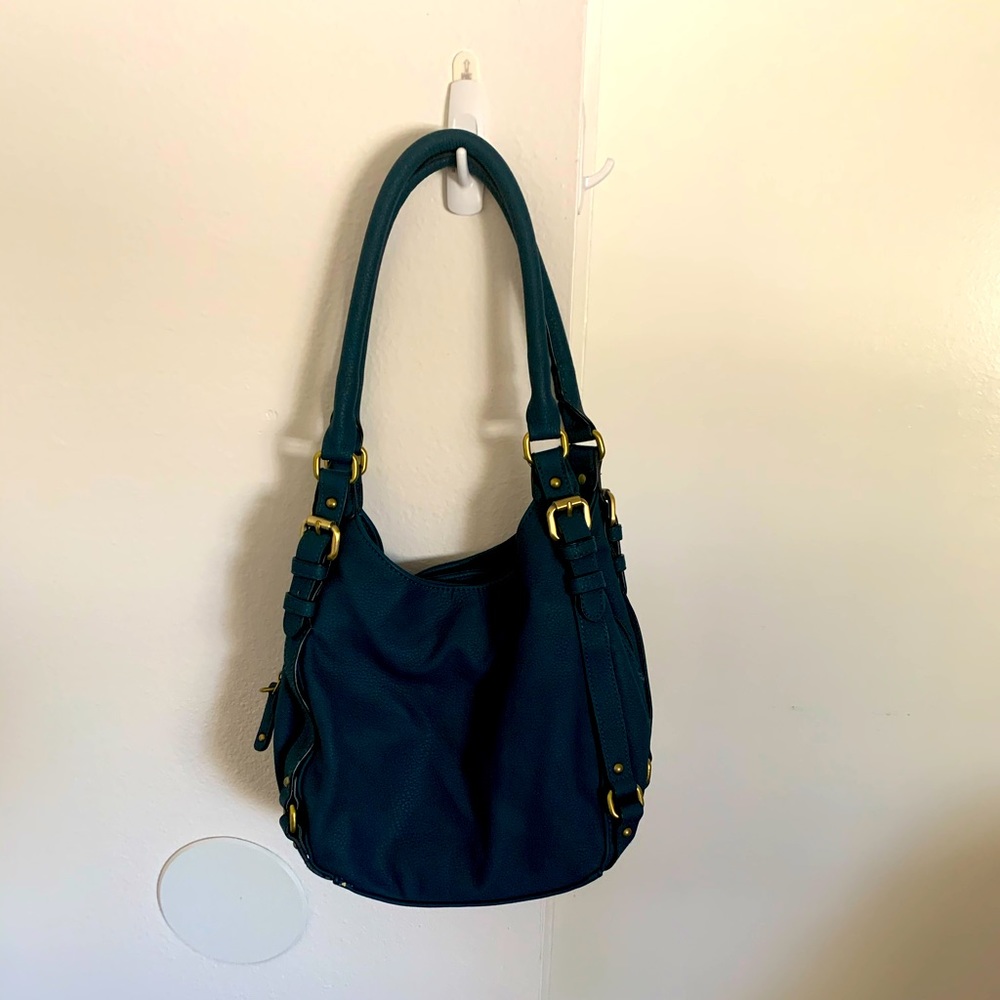 Blue Target Purse